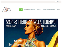 Tablet Screenshot of alabamafashionalliance.com